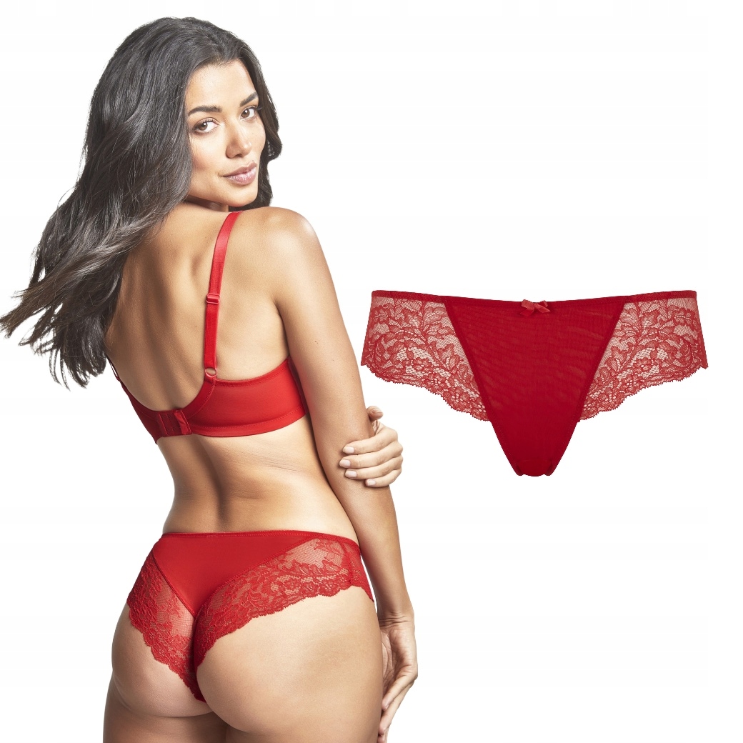 Panache Ana čipka brazilky Salsa Red XS/8