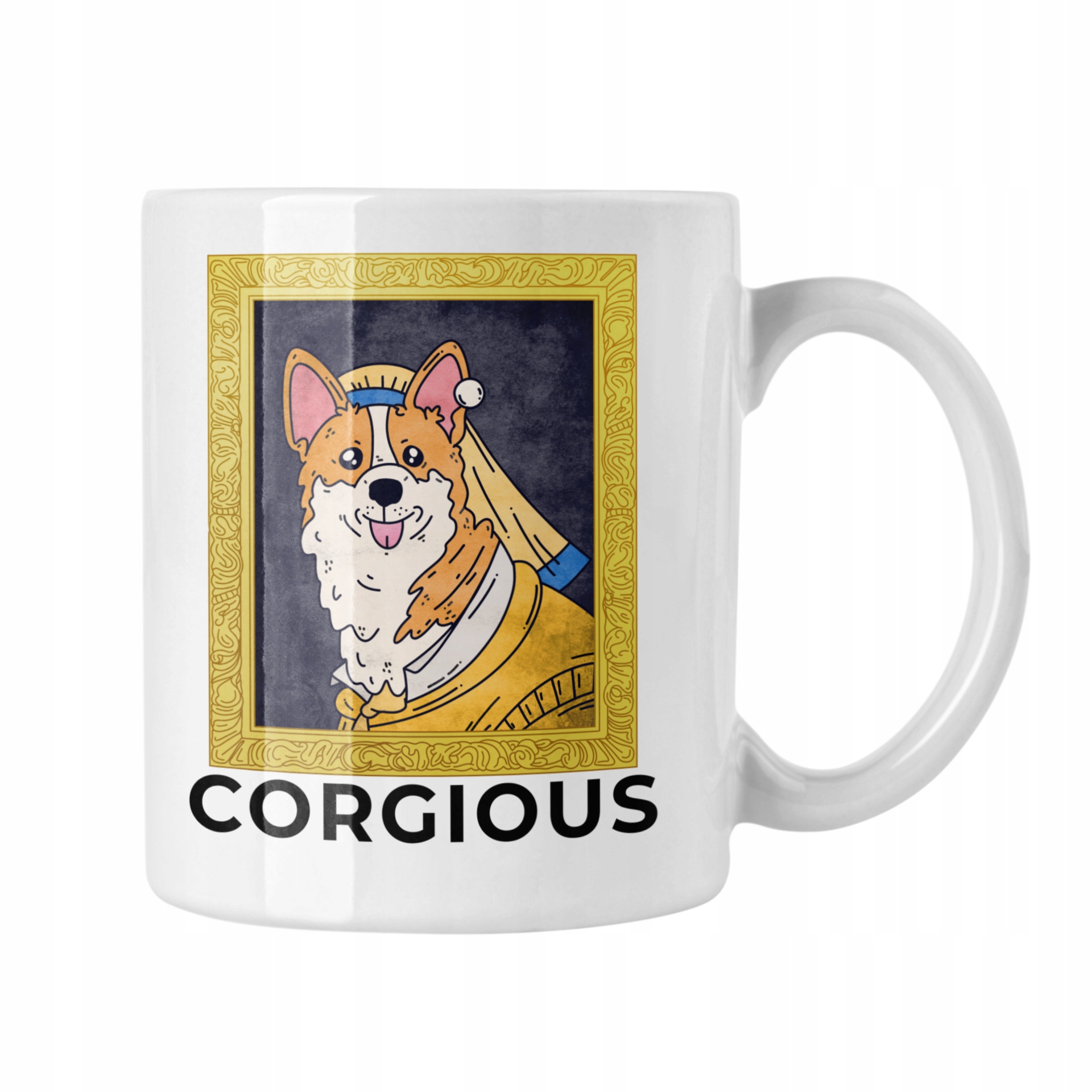 

Kubek Corgi i Sztuka, Smeszny Mem