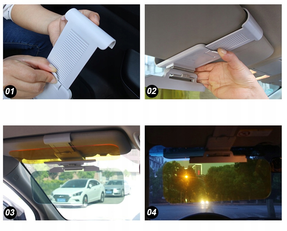 OSŁONA PRZECIWSŁONECZNA SAMOCHODU AUTA DZIEŃ NOC Producent Korbi