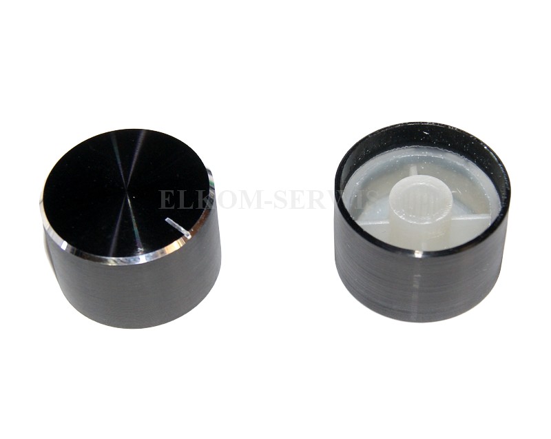 

Gałka na Potencjometr GCLG30 30mm Czarna Gładka