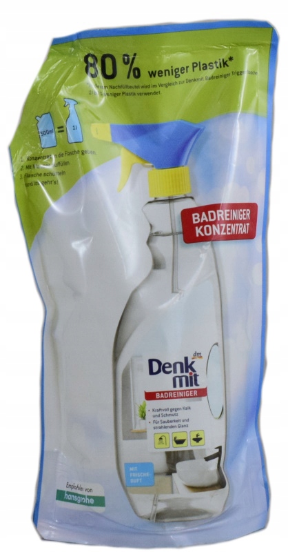

Denkmit płyn do mycia łazienek uzupełniacz 500 ml