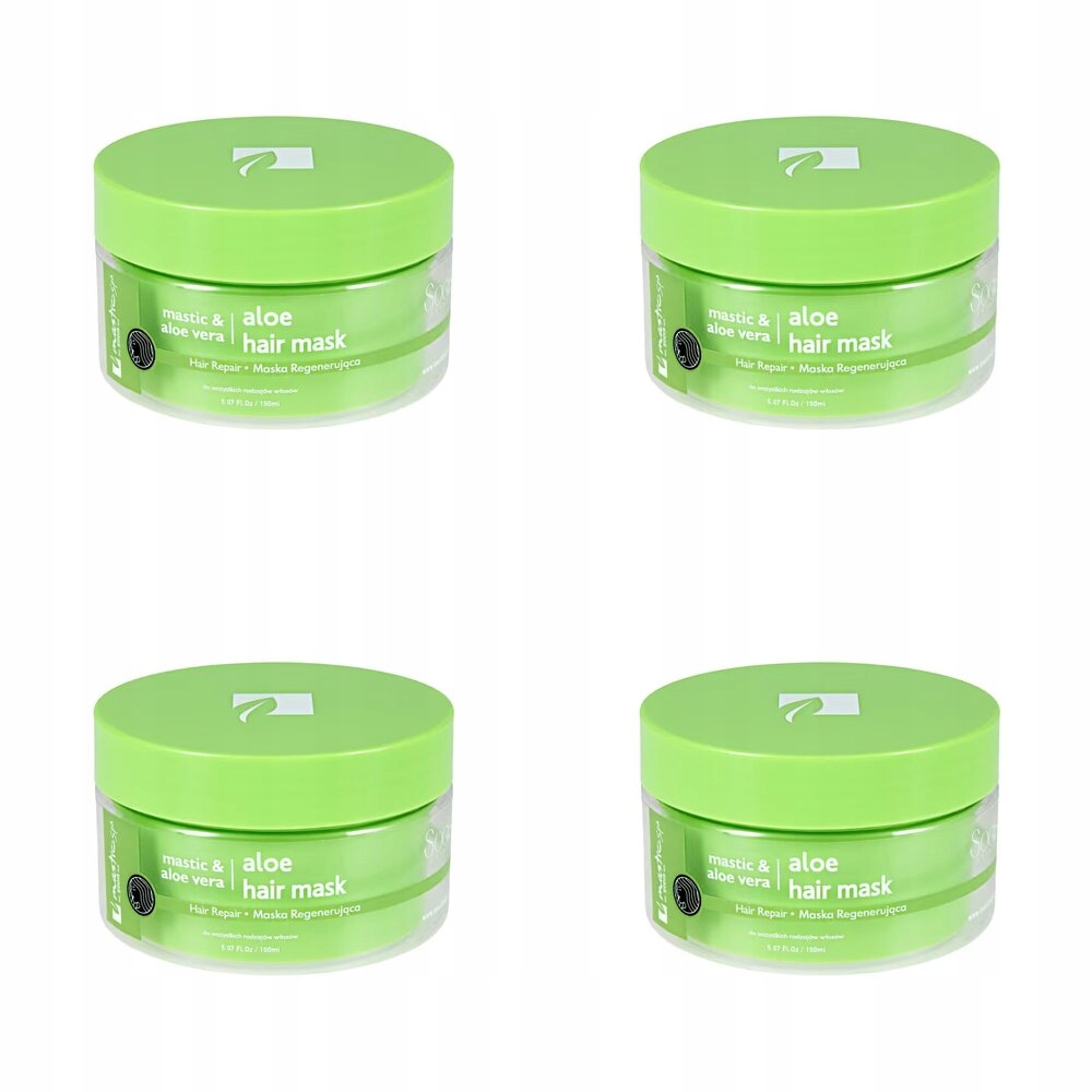 Mastic Spa Aloe Hair Mask Maska proti vypadávání vlasů Aloe M sada 4 ks