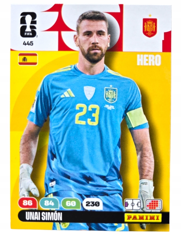Karty Piłkarskie do albumu Panini World Cup 2026 Hero Hiszpania 445 Simon