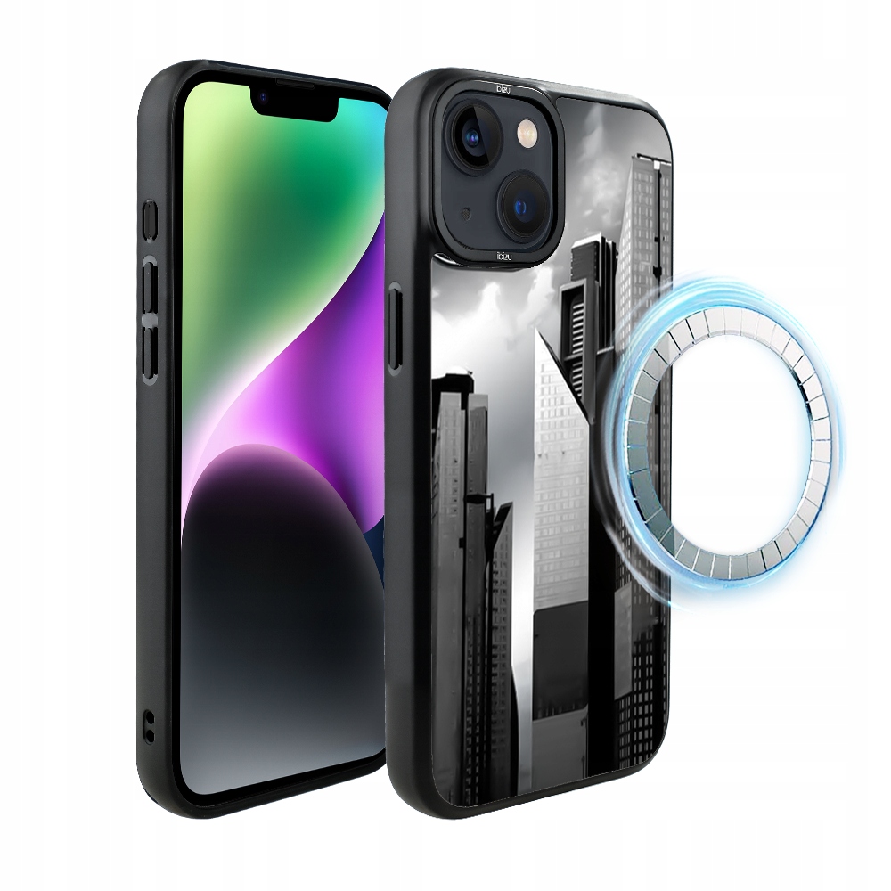 Matný Pouzdro Ibizu DropGuard pro iPhone 14 Plus s MagSafe, Manhattan