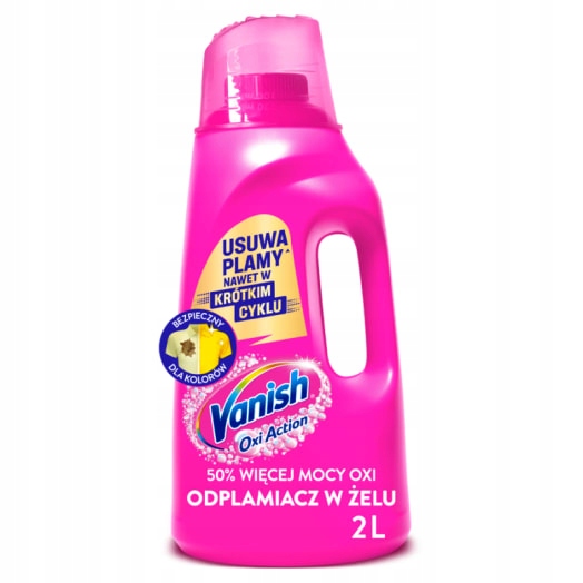 Levně 2x Vanish Oxi Action tekutý odstraňovač skvrn na barevné prádlo