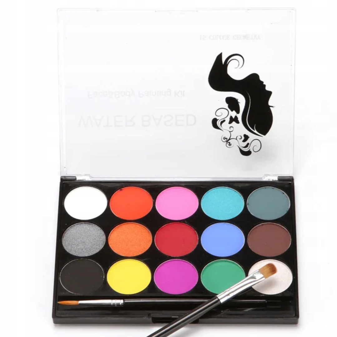 FARBY FARBKI DO MALOWANIA TWARZY i CIAŁA 15 KOL. ZMYWALNE DZIECI Rodzaj farbka