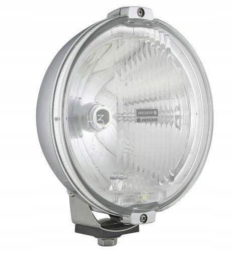 Halogen reflektor drogowy 183mm Chrom RING LED WESEM 12V NFZ