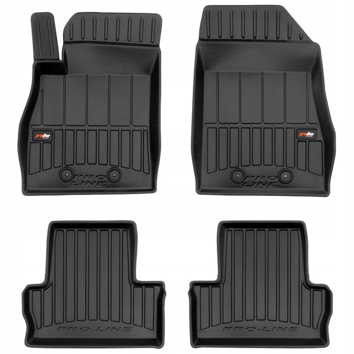 Koberce Gumové Stěrače Chevrolet Volt od 2011- Korytka 3D