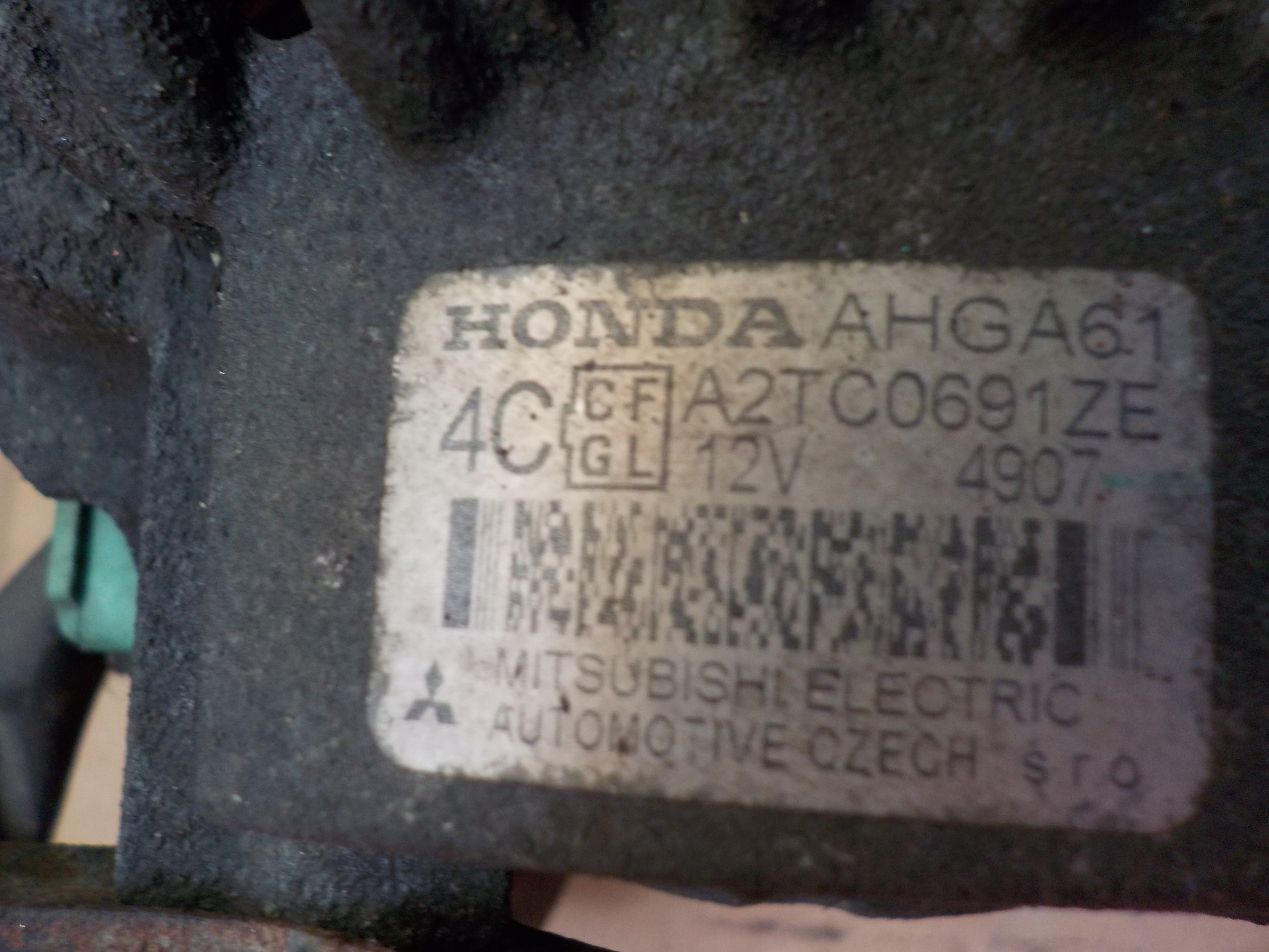 HONDA CR-V II 2.0 16V B ALTERNATOR A2TC0691ZE