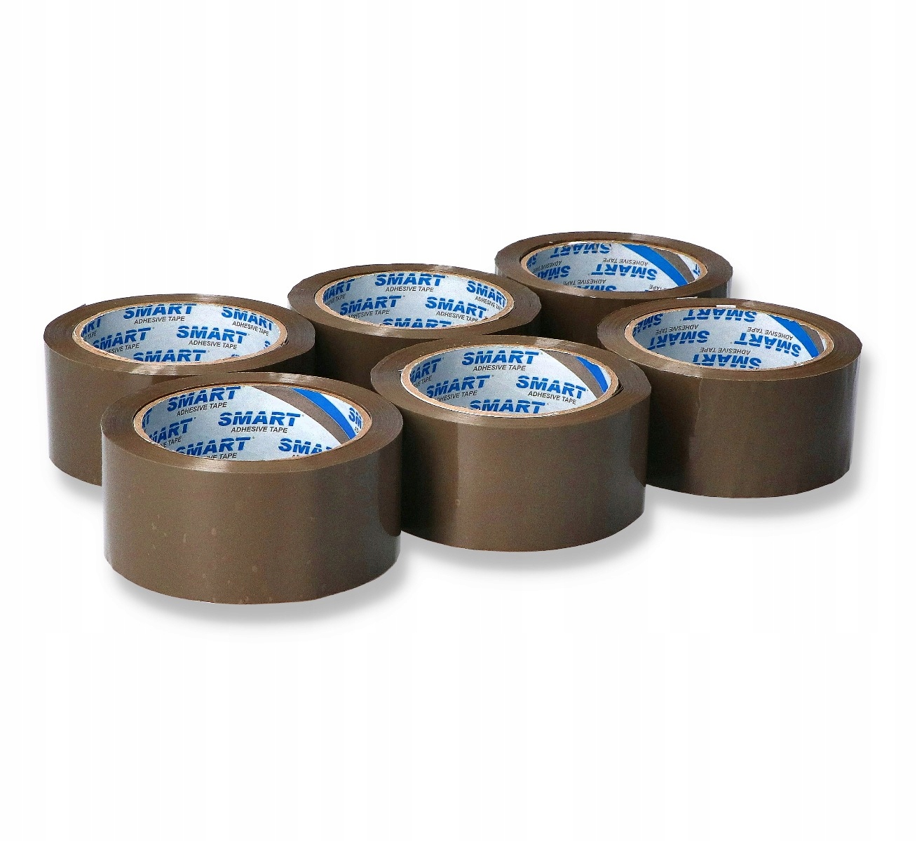 TAŚMA PAKOWA 48/66 Y KLEJĄCA SMART 6SZT BRĄZOWA
