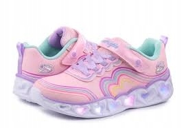 SKECHERS RETRO HEARTS DZIECIĘCE BUTY SPORTOWE RÓŻOWE