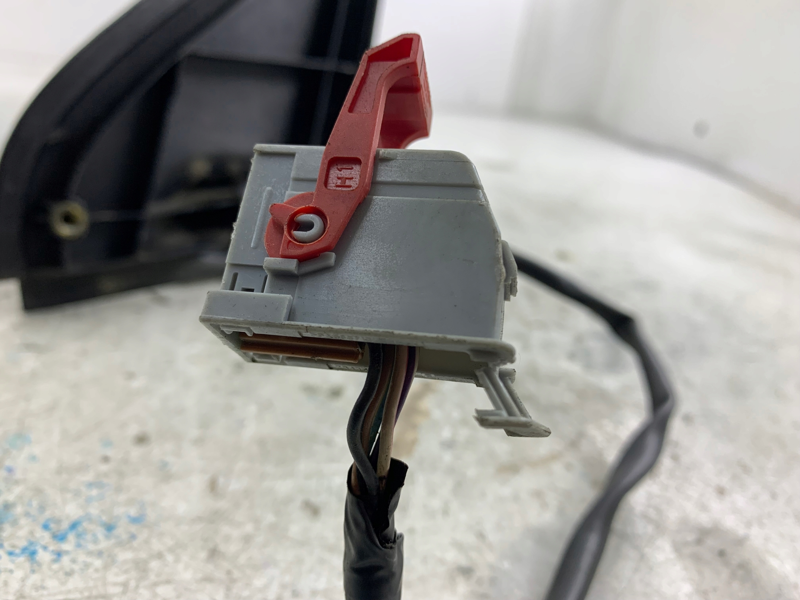 FIAT STILO mirror right black, 5 PIN