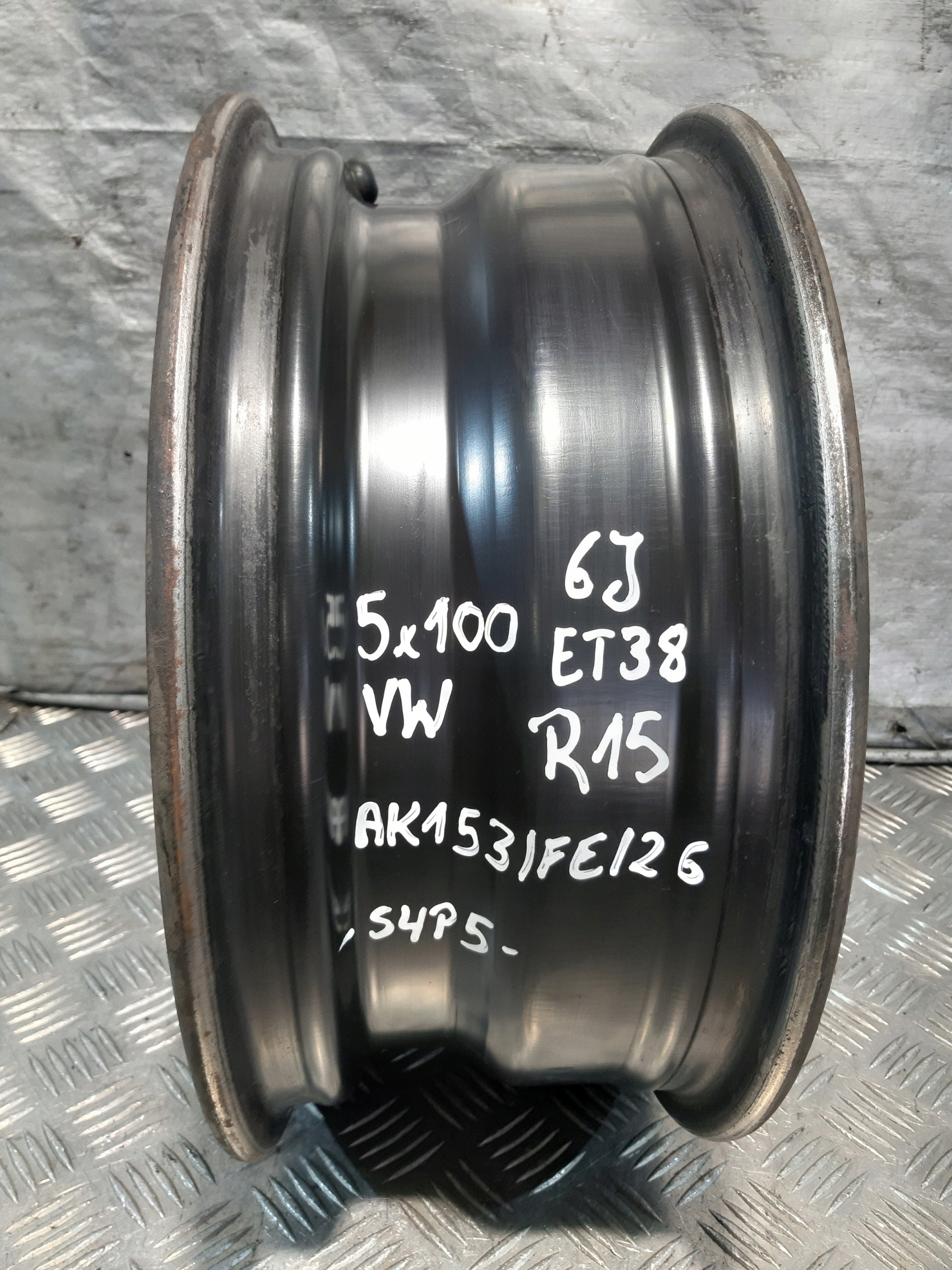 disk stalowa 1x VW 6j R15 5x100 ET38