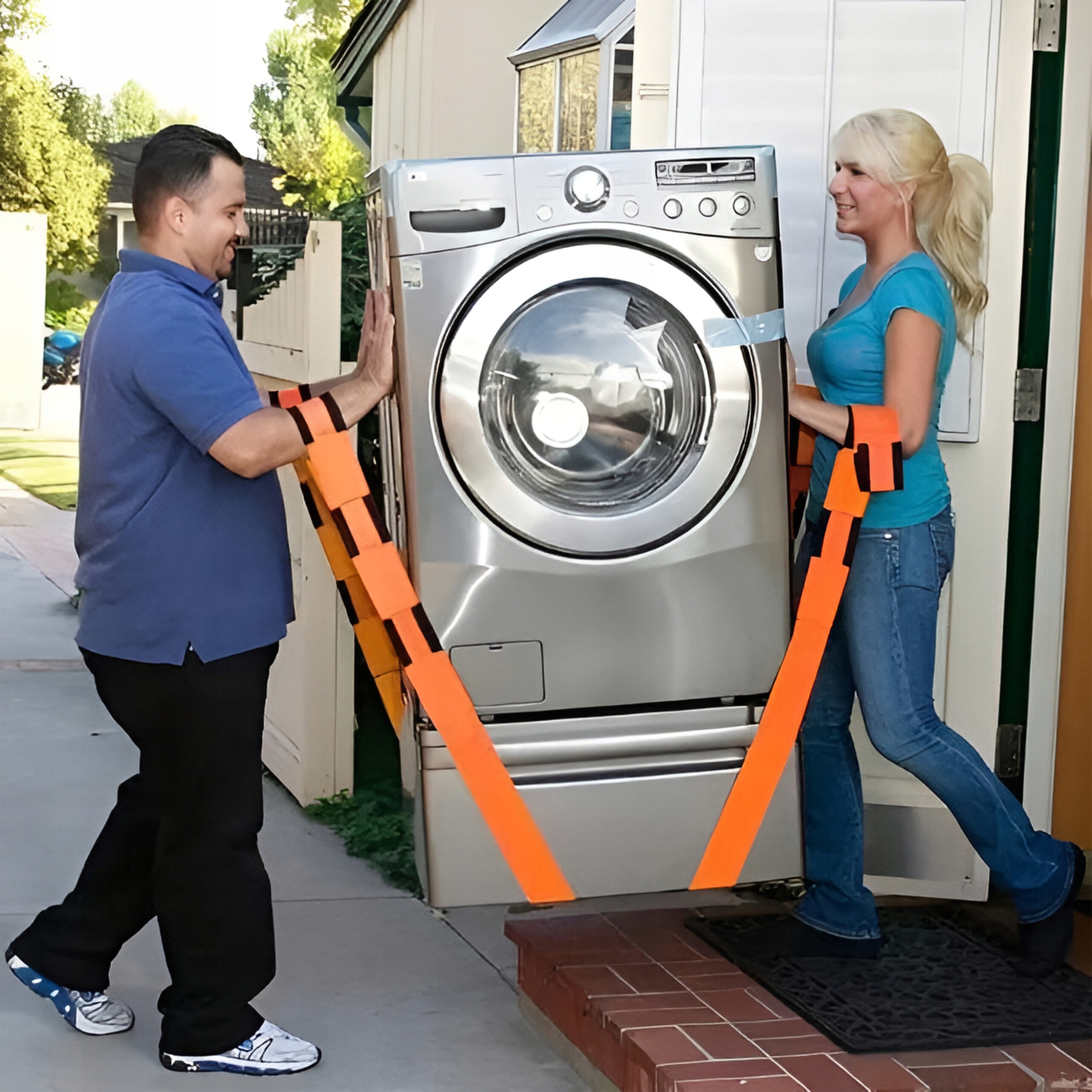 PASY do PRZENOSZENIA Mebli Gabarytów Szelki PRZEPROWADZKA Remont 2 szt Marka Vergionic