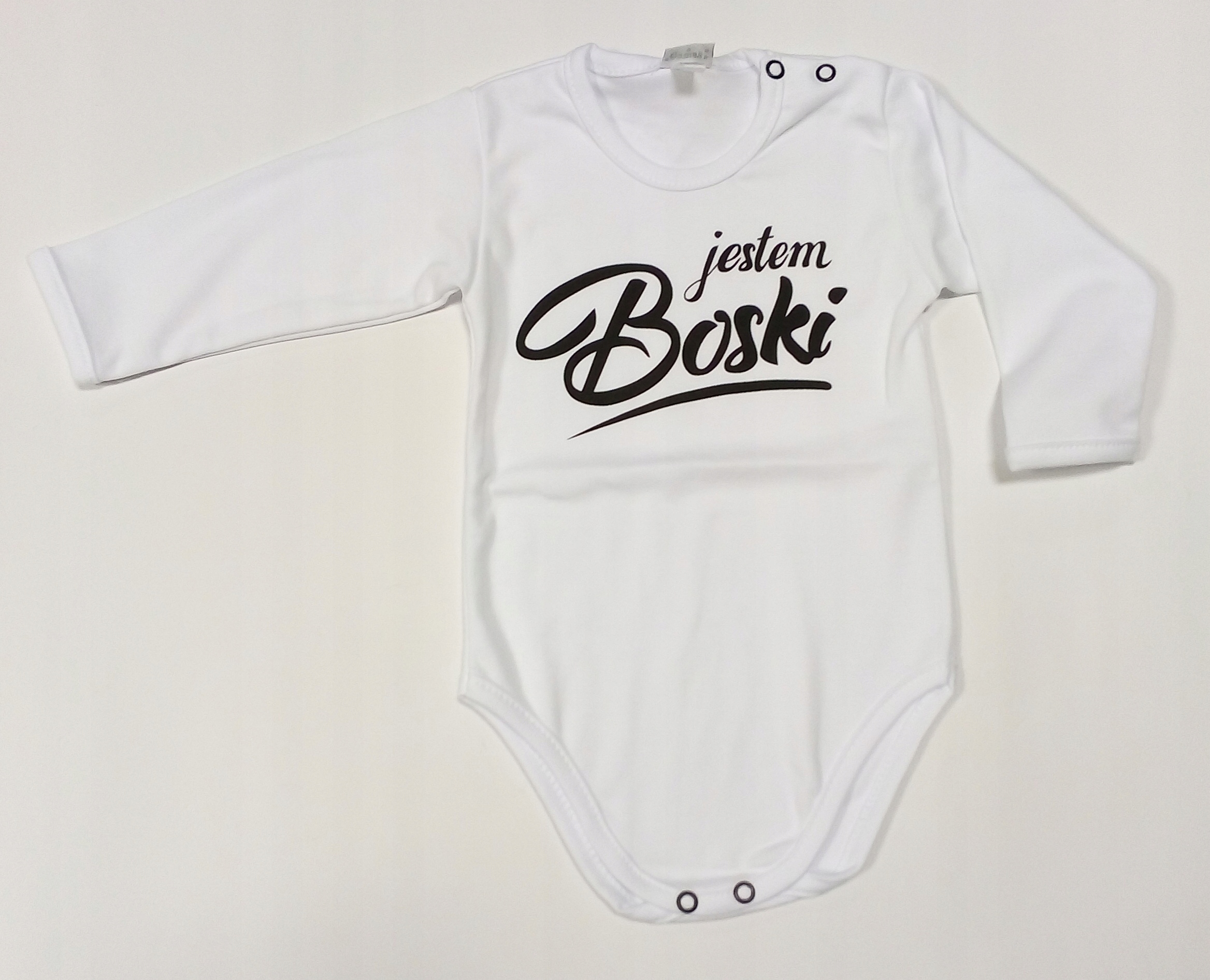 

Body Gamex "Jestem boski" białe r.62