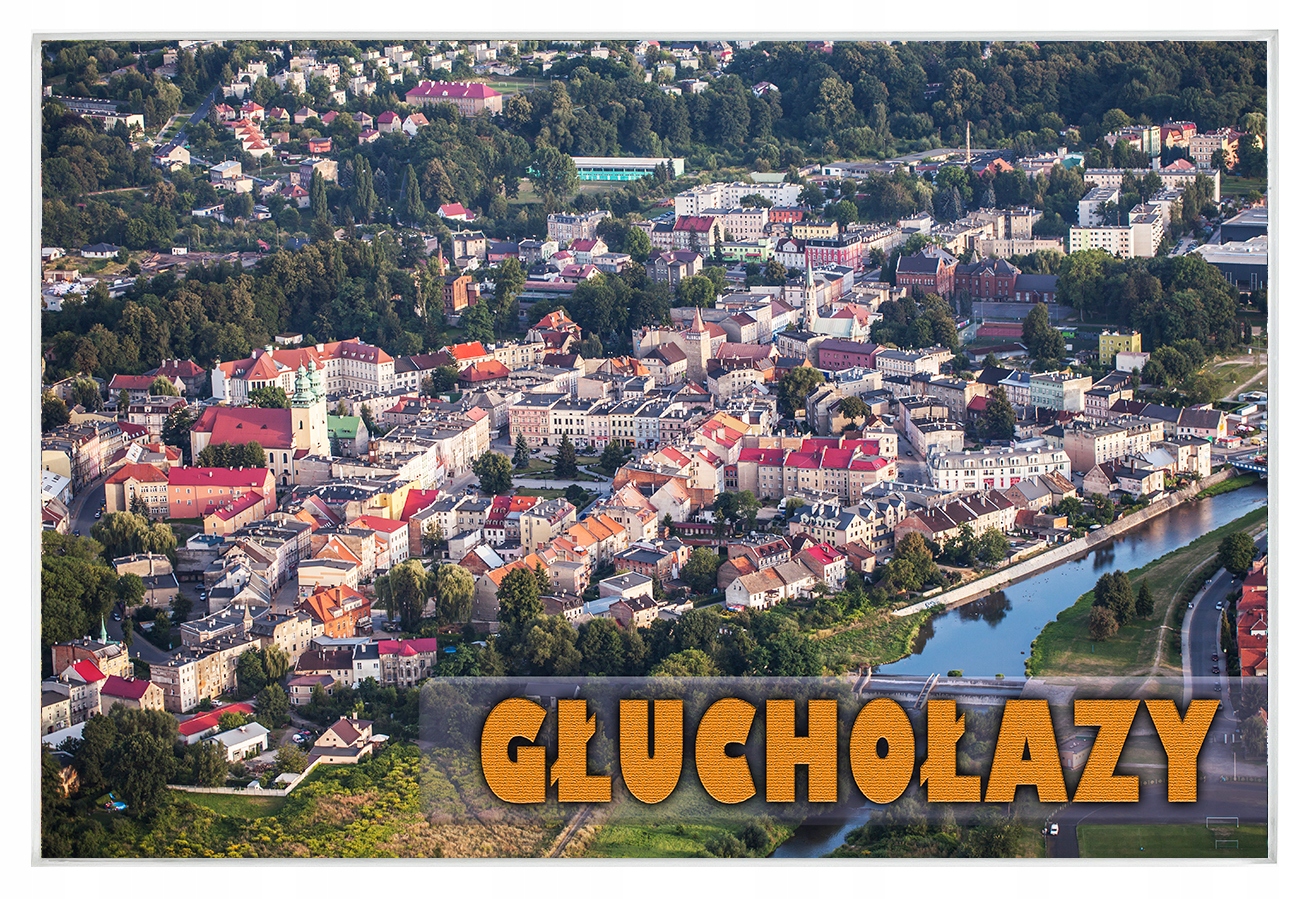 Magnesy na lodówkę miasta - GŁUCHOŁAZY