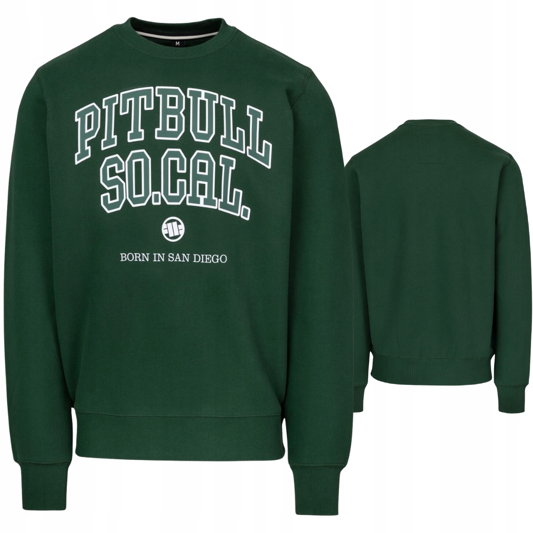 Pitbull West Coast Pánská Mikina So Cal Zelená Hunter Green L