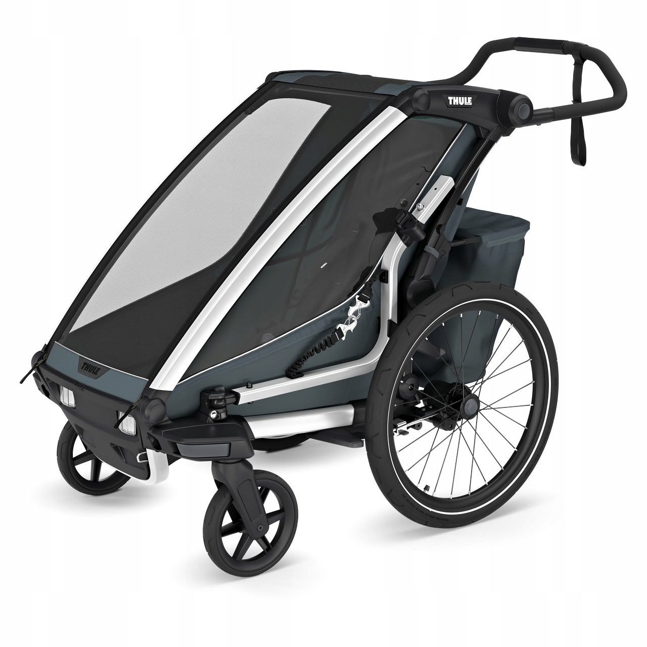 Przyczepka rowerowa Thule Chariot Cross 2 Single Dark Slate