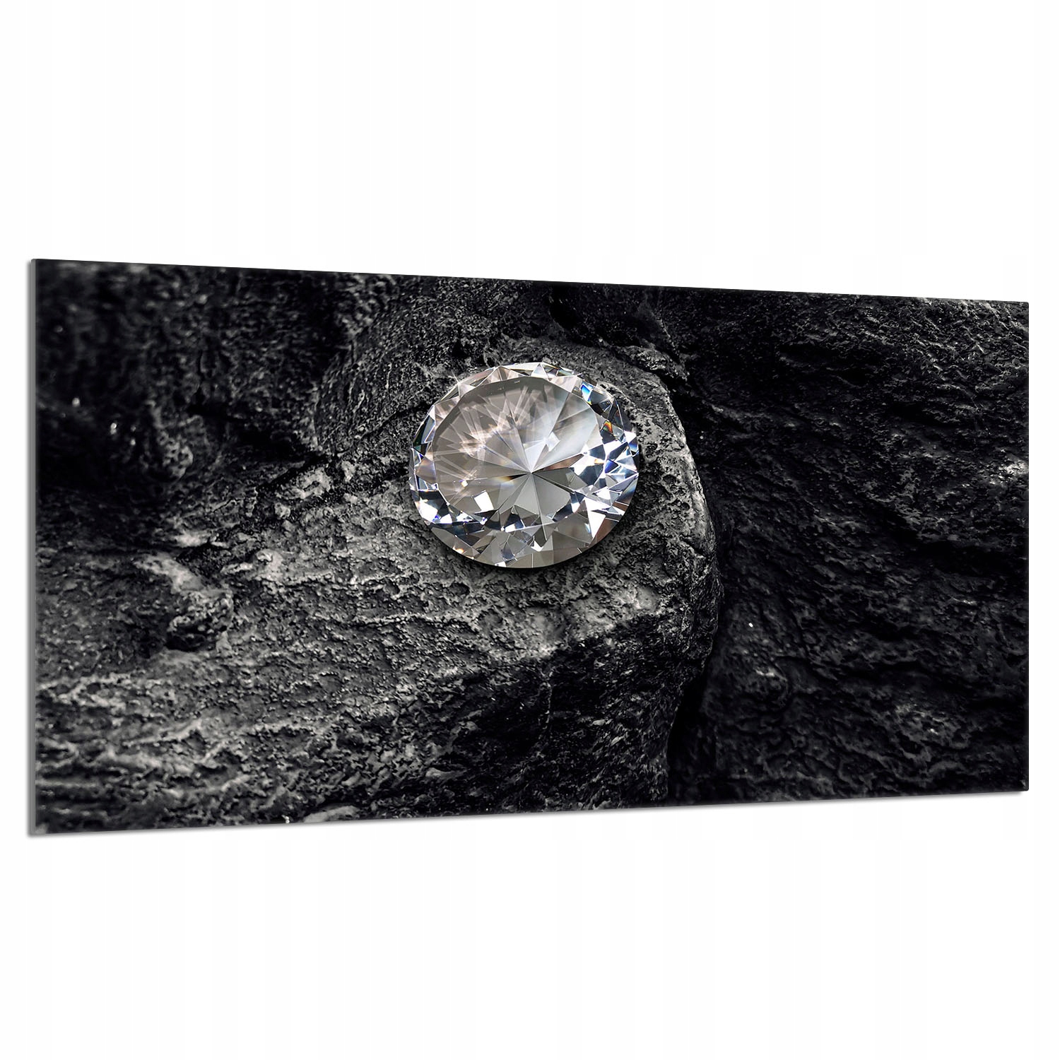 Skleněná ochranná deska na sporák 90x52 Diamant do kuchyně