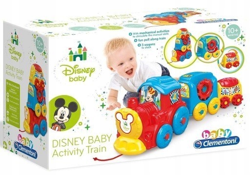 Clementoni EDUKACYJNY POCIĄG MIKI Baby Disney17168