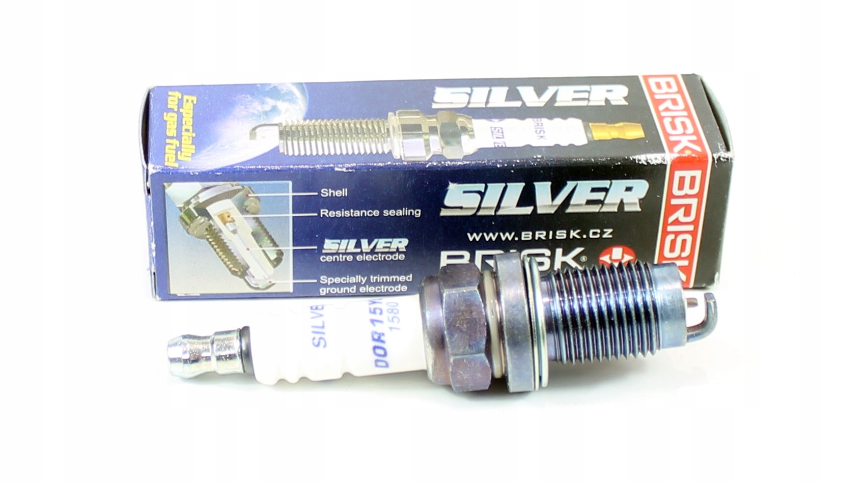 

Świeca Brisk Silver 1580/DOR15YS-1 Audi Vw Seat
