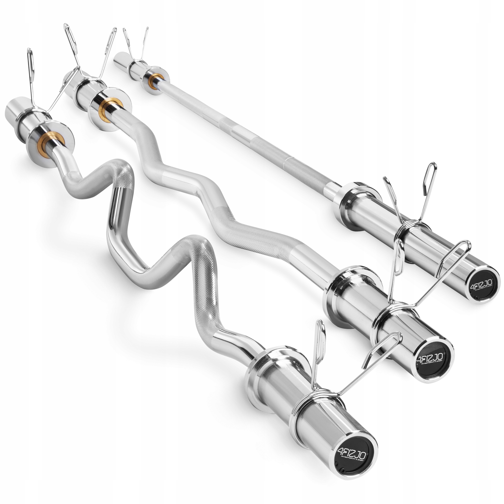 Sada Osa Olympijská jednoduchá lomená ocelová pružinová tyč s ložisky