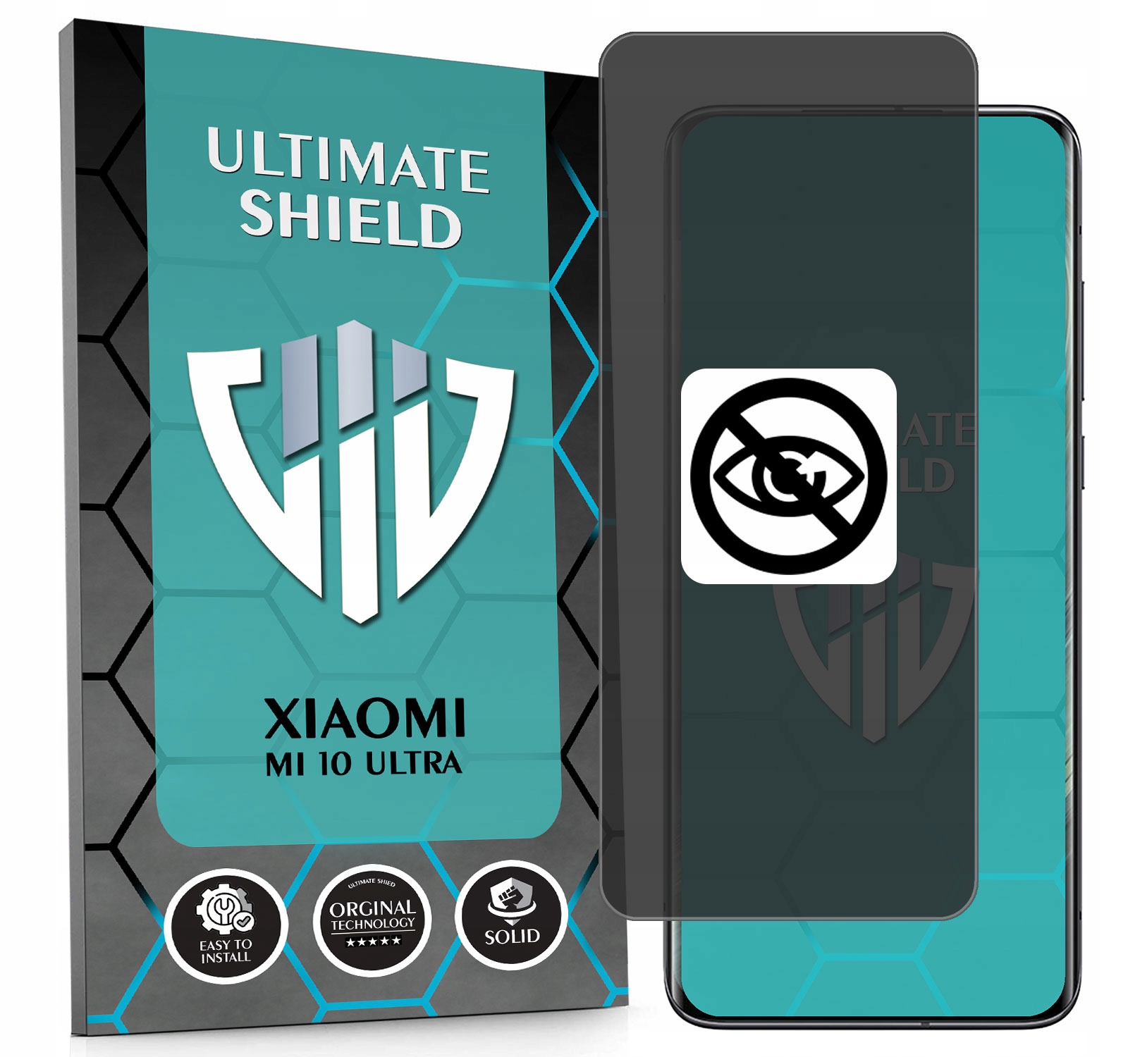 Sklo 5D Privacy Private Anti-spy Pro Xiaomi MI 10 Ultra Hydrogelové Matné