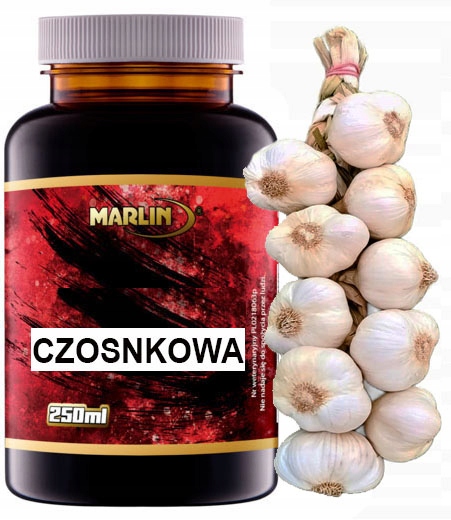 Melasa zanętowa wędkarska Czosnek 250ml Marlin WrocłaW