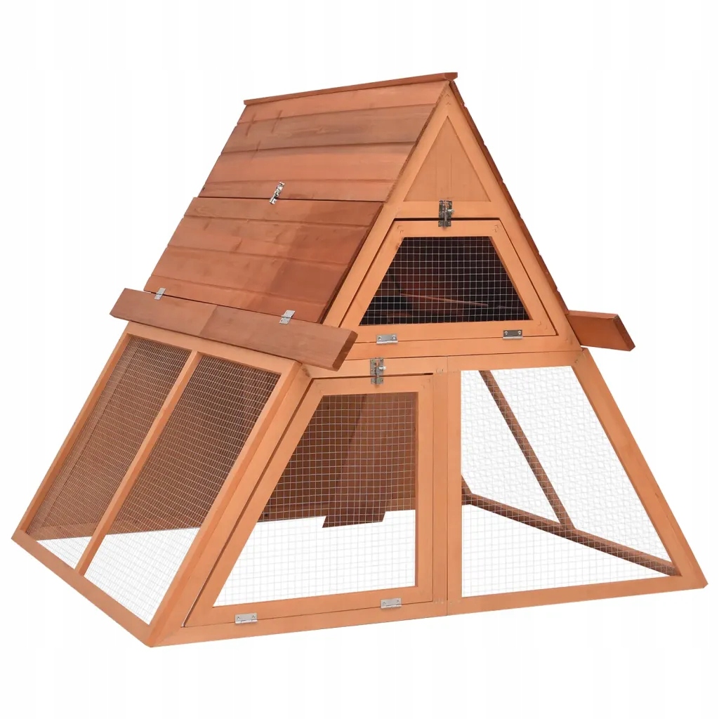 Levně Klec pro králíka 152x127x109,5 cm jedlové dřevo