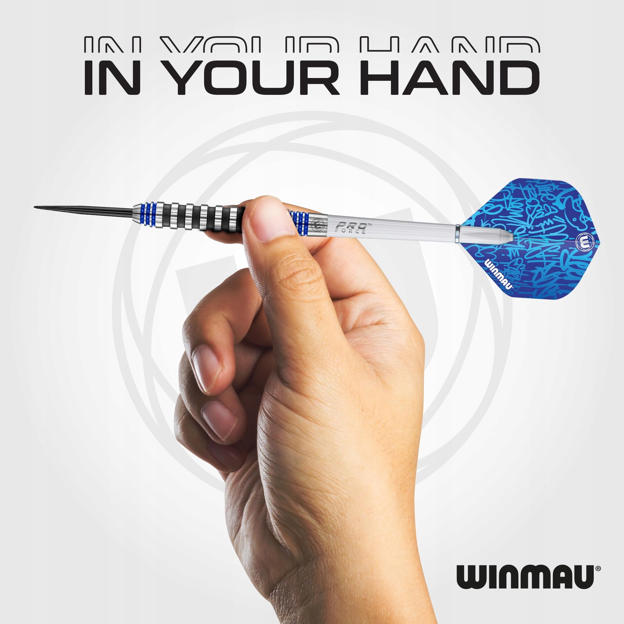 WINMAU Advance 500 Niebieskie Rzutki 22g Z Piórkami I Trzonkami — miniatura 5