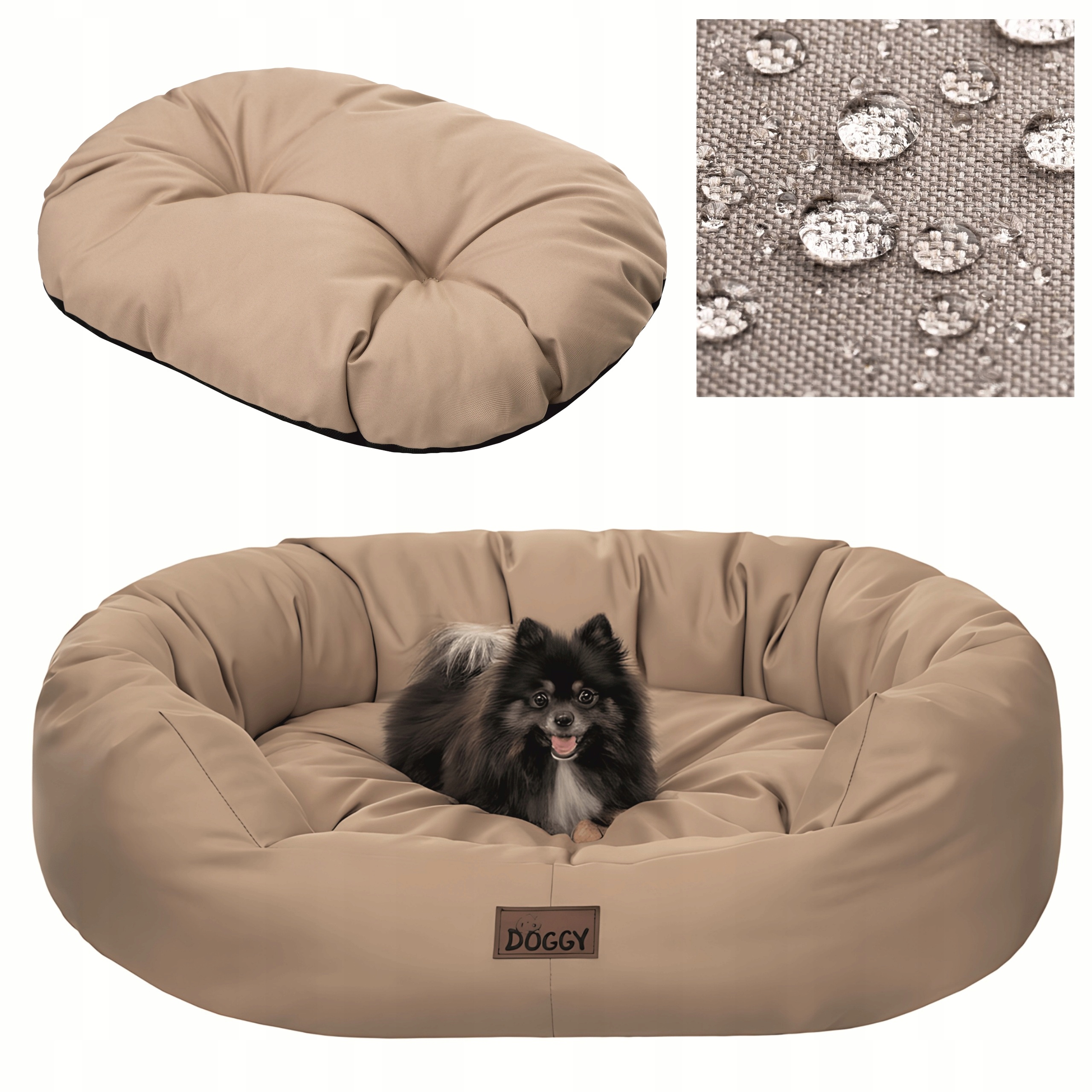 Levně Pelíšek pro psa Potah pro malého psa L 75x60 cm Vyjímatelná matrace