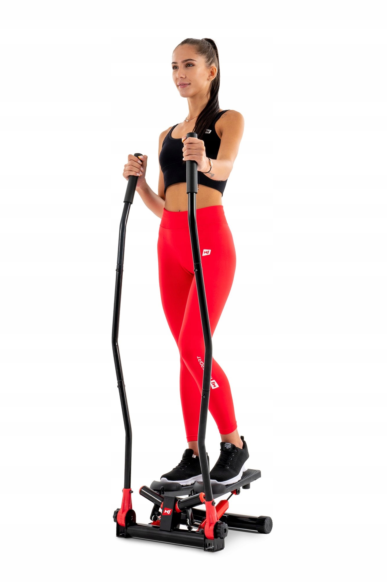Stepper twist s rameny Hop Sport Slim červený, Nordic walking u vás doma