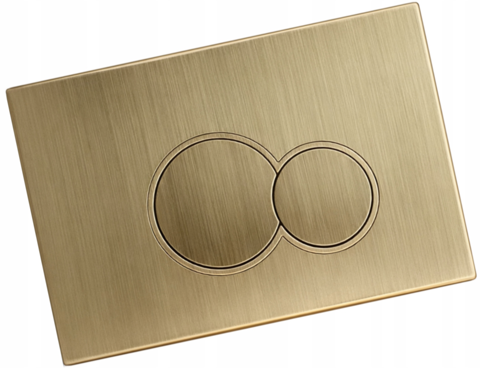 Splachovacie tlačidlo S7 zlaté pre Wc rošt Werit Jomo Tech Jomo