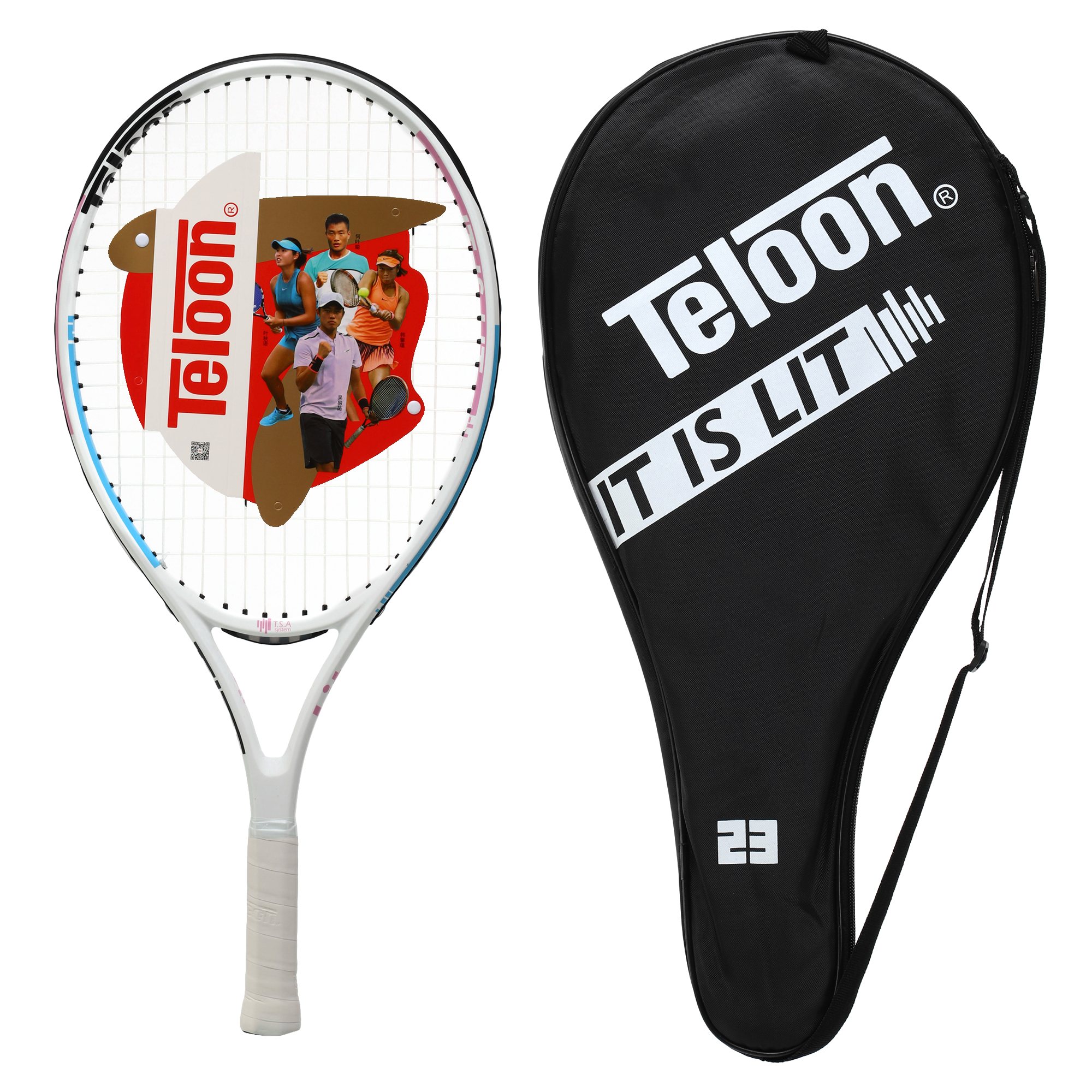 Rakieta Tenisowa Dla Dziecka Teloon Lit 23 (122-137cm 6-8lat Pokrowiec