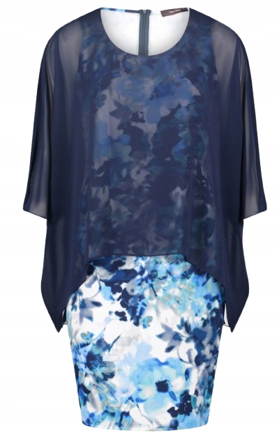 Vera Mont Šaty S Potiskem A Přehozem 36 Jqe