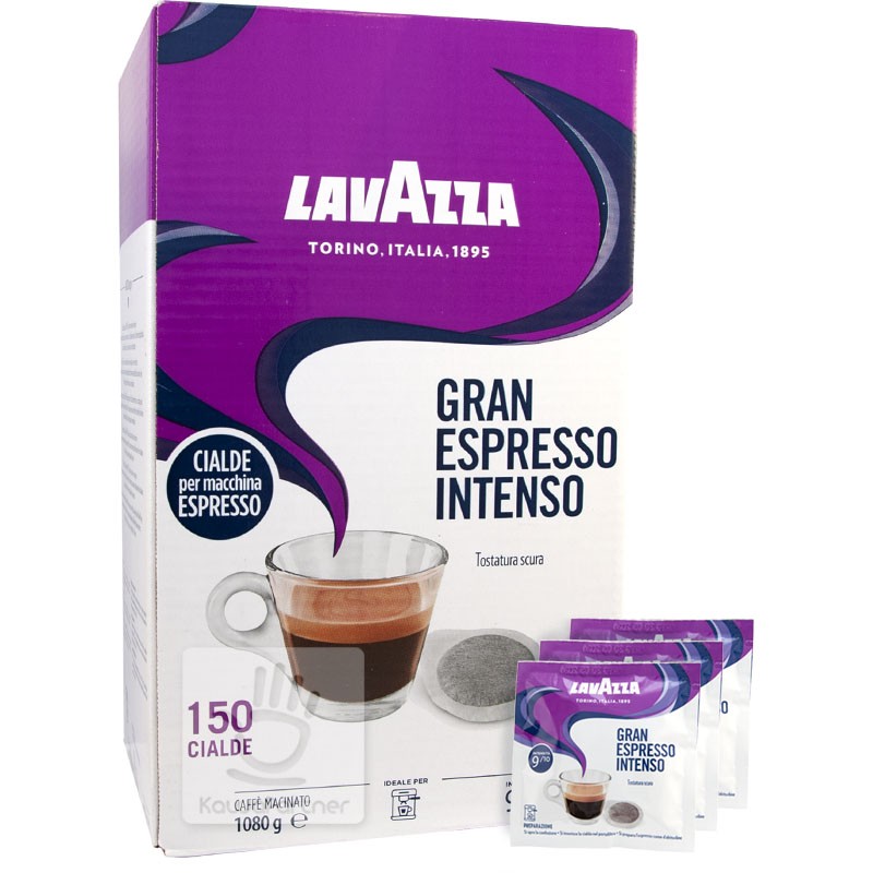 Levně Káva v sáčcích Gran Espresso Intenso 150 Ks – Lavazza italské pady