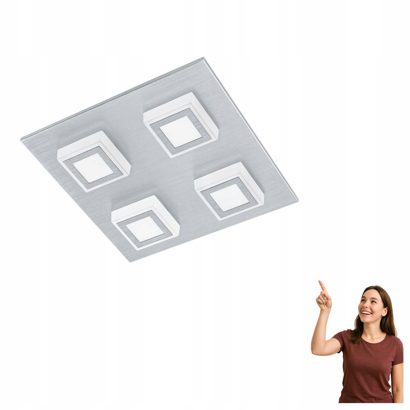 Led stropná lampa 4x3,3W Masiano 94508 Eglo
