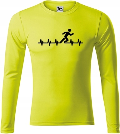 KOSZULKA DLA BIEGACZA NEON SZYBKOSCHNĄCA XXL