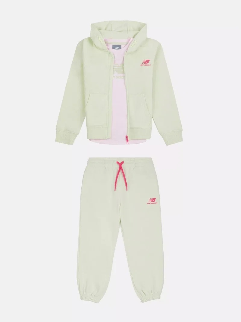 Zestaw New Balance Bluza Z Kapturem I Spodnie