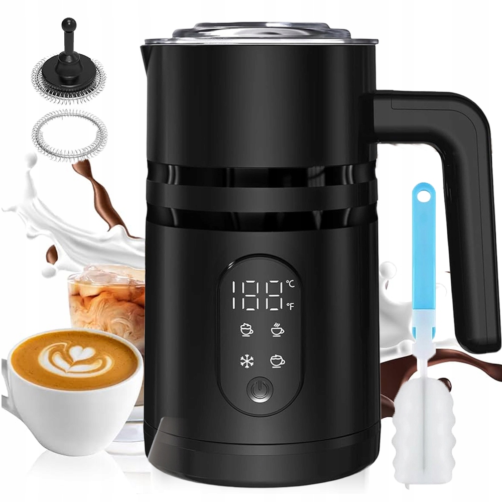 Napěňovač mléka s Ohřívačem 4 Režimy Napěnění Mléka 400 W 350 ml