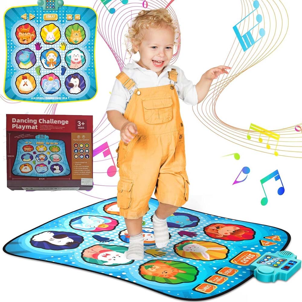 Mata Do Tańczenia Muzyczna Gra Zręcznościowa Keyboard Taniec Muzyka 4 Tryby