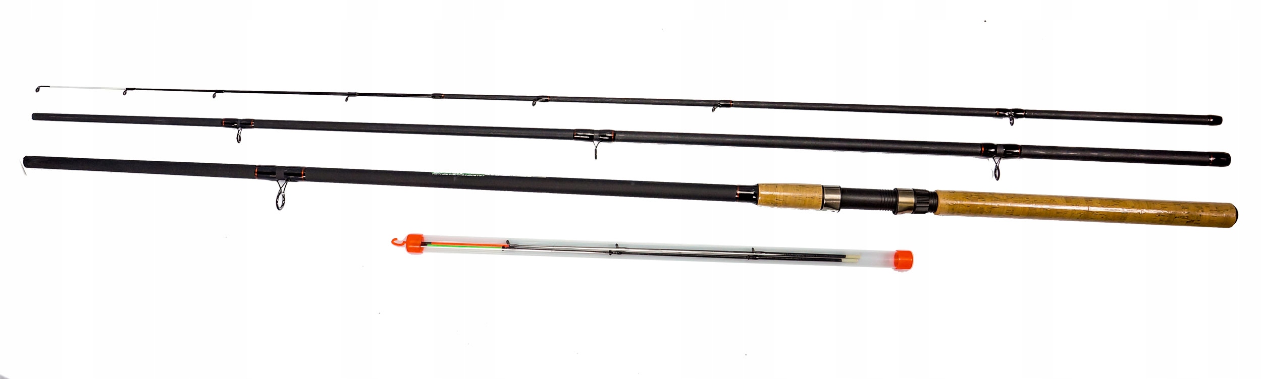 WĘDKA FEEDER HOKKAIDO BLACK FISH3,6 M 80-150 KOREK Konstrukcja wędki segmentowe