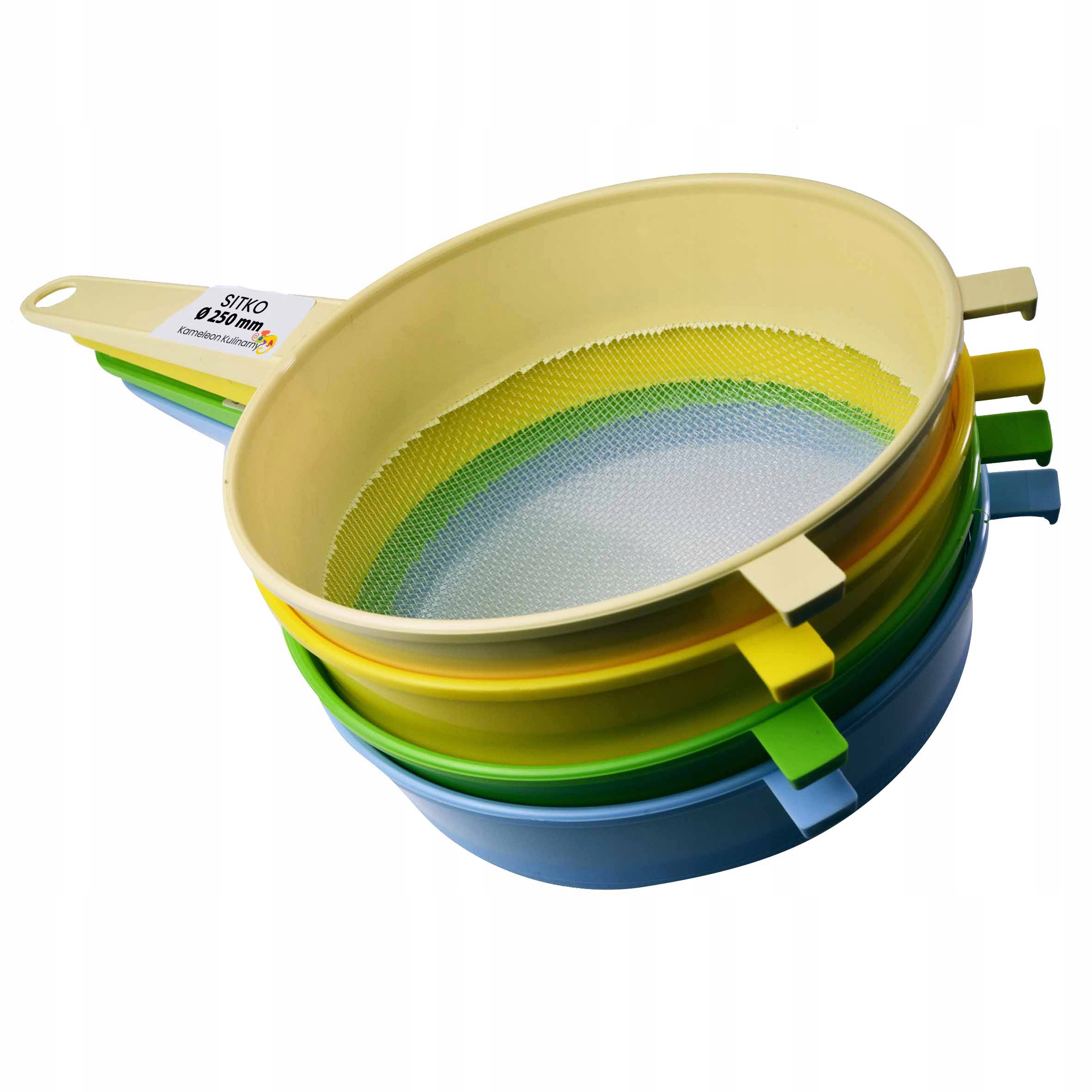 SITKO SITO PLASTIKOWE bardzo duże FI 250 mm 25cm CEDZAK - losowy kolor EAN (GTIN) 5904371000513