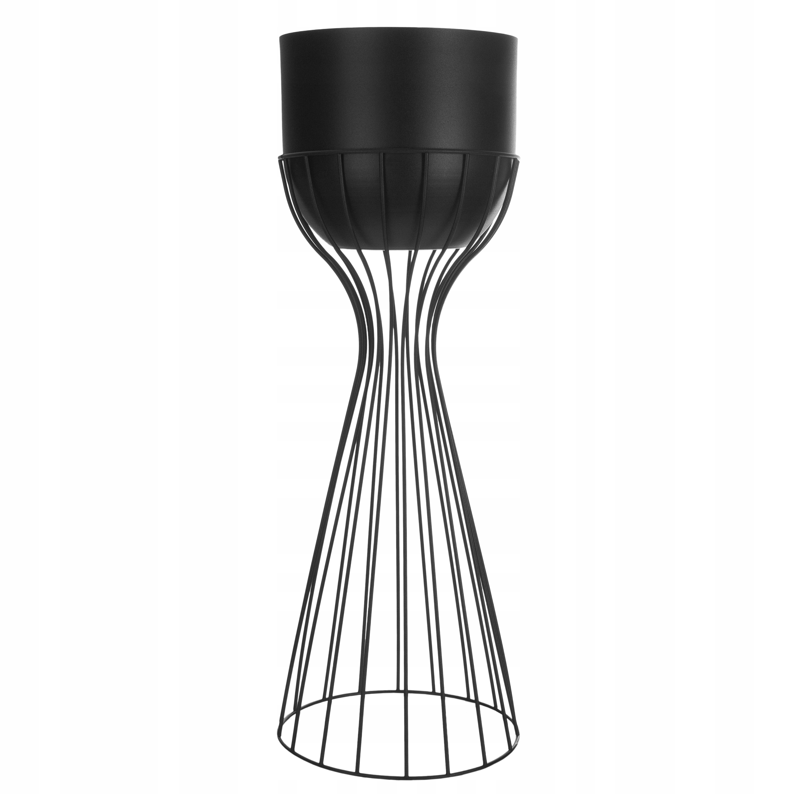 

+Gratis. Kwietnik stojący metal czarny stojak loft