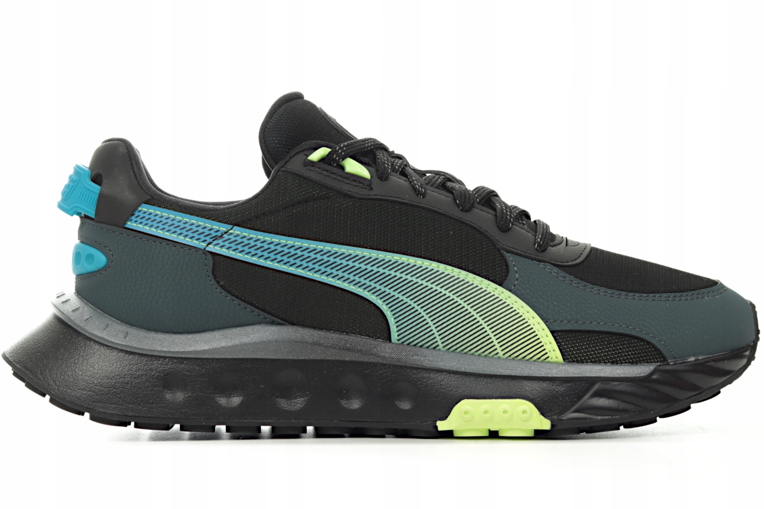 Buty męskie PUMA WILD RIDER LS 385503 01 czarne sneakersy sportowe