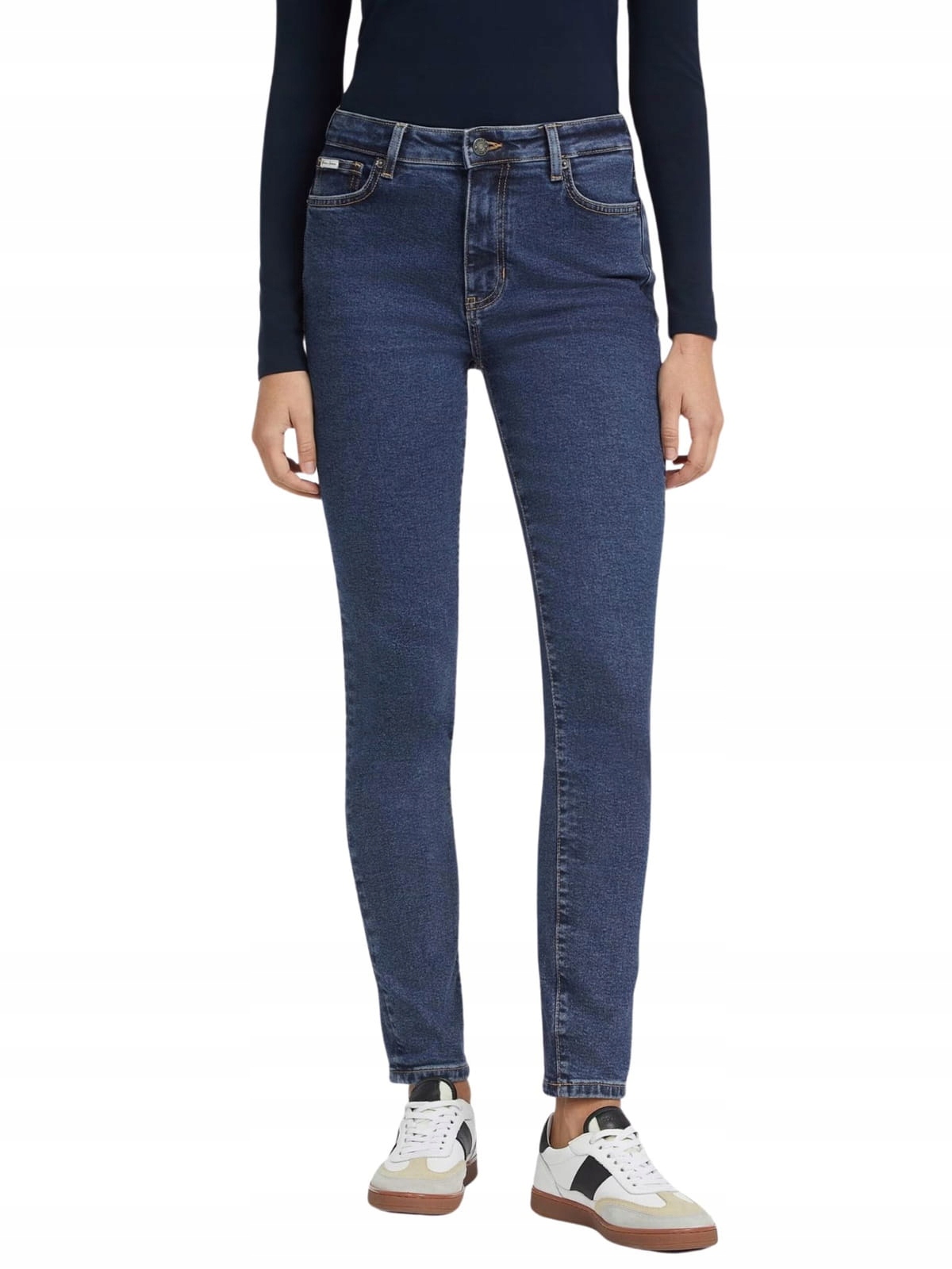 Dámské džíny Guess W4YA92 D5CB2 tmavě modré Pants: 26/32