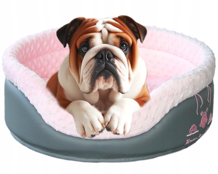 Levně Kotec potah spaní pelíšek pro psa mops buldok boxer ⌀ 55 cm