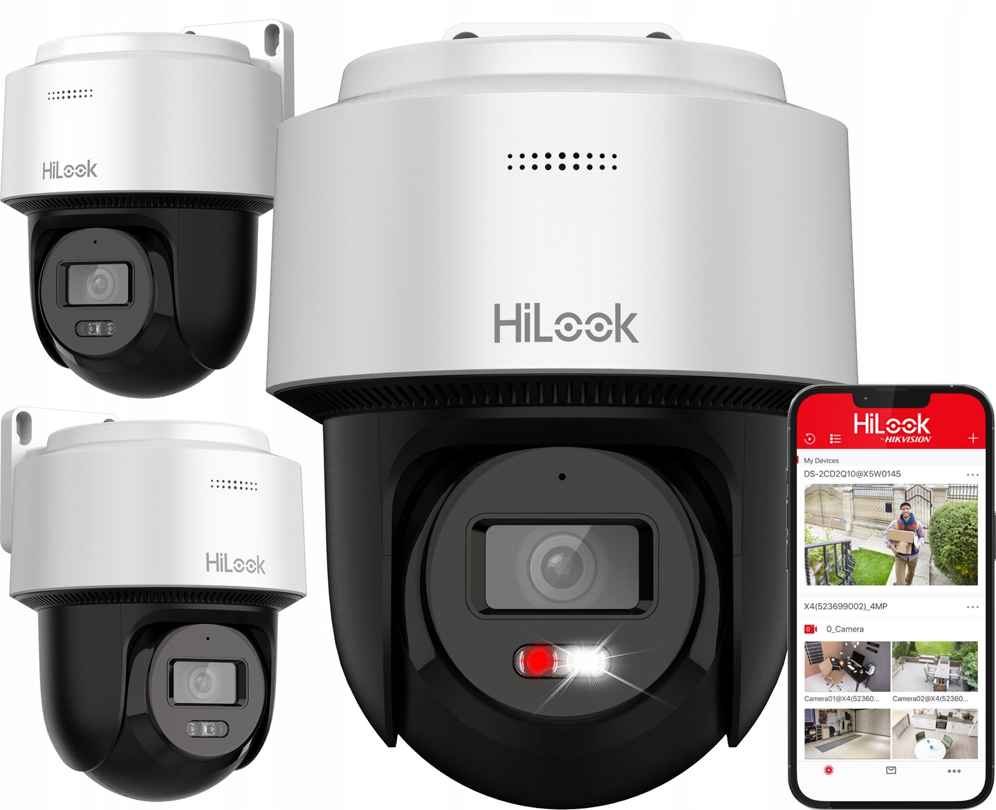 Otočná Ip kamera 6Mpx 3K HiLook od Hikvision Smart Hybrid Light PoE