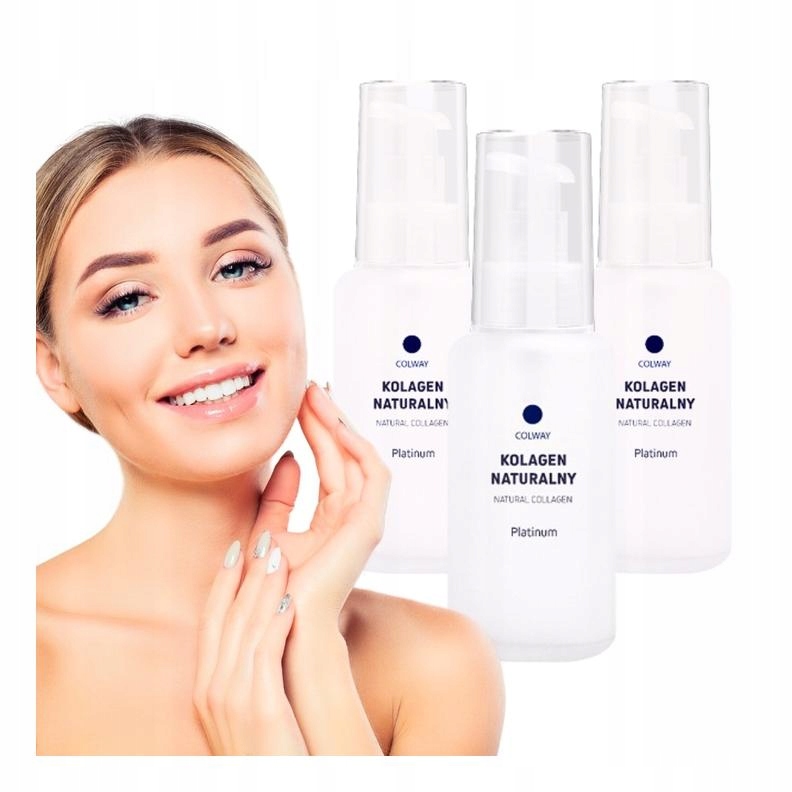 3x Kolagen Platinum Colway – Rybí proti stárnutí pleti – 100 ml