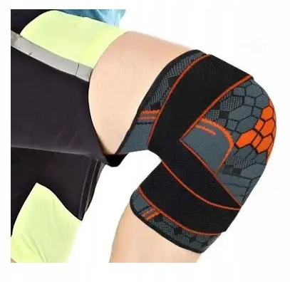 STABILIZATOR OPASKA NA KOLANO KOMPRESYJNA UCISKOWA Z PASKIEM